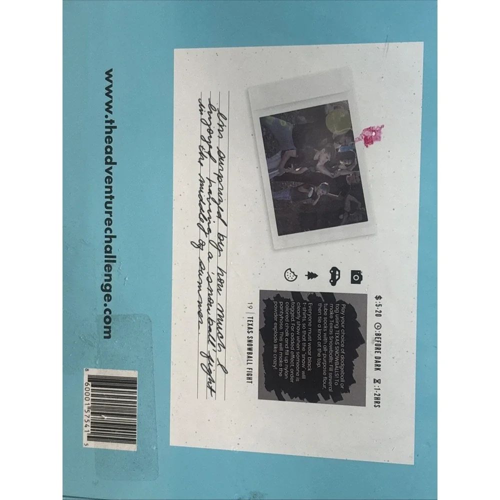 The Adventure‎ Challenge Family Edition - Scratch Off Activity Book & Photo Game